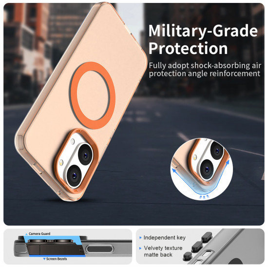 Techsuit CandyCase MagSafe Xiaomi Poco X8 Pro Max Orange Techsuit CandyCase MagSafe Xiaomi Poco X8 Pro Max Orange