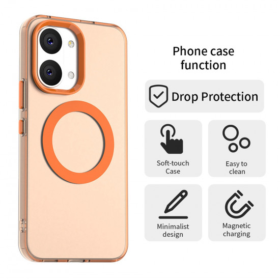 Techsuit CandyCase MagSafe Xiaomi Poco X8 Pro Max Orange Techsuit CandyCase MagSafe Xiaomi Poco X8 Pro Max Orange