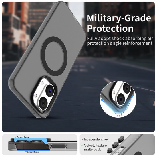 Techsuit CandyCase MagSafe Xiaomi Poco X8 Pro Max Black Techsuit CandyCase MagSafe Xiaomi Poco X8 Pro Max Black