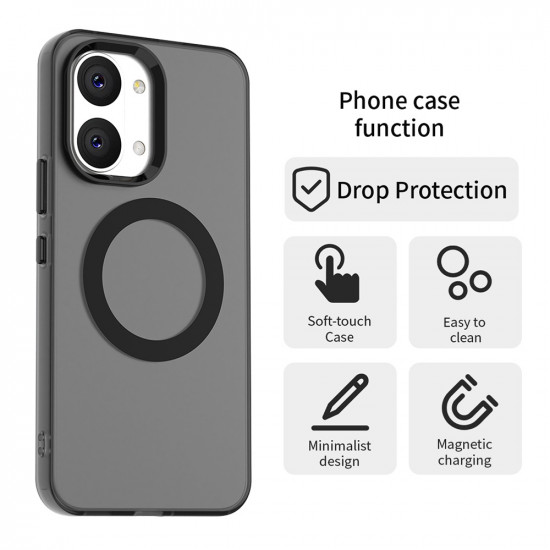 Techsuit CandyCase MagSafe Xiaomi Poco X8 Pro Max Black Techsuit CandyCase MagSafe Xiaomi Poco X8 Pro Max Black