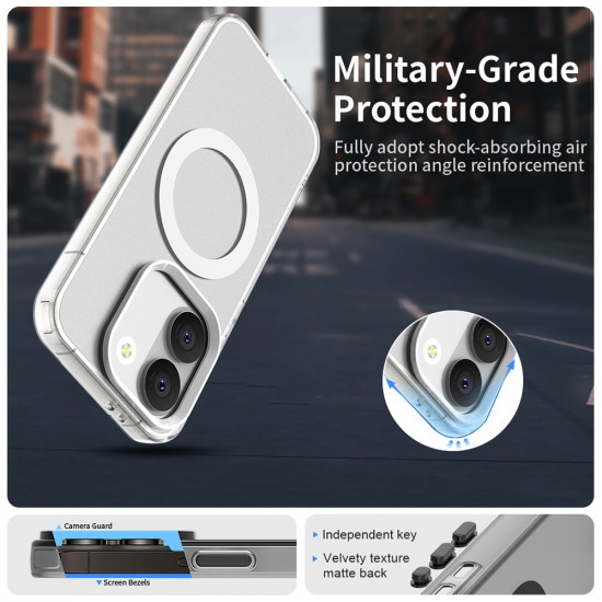Techsuit CandyCase MagSafe Xiaomi Poco X8 Pro White Techsuit CandyCase MagSafe Xiaomi Poco X8 Pro White