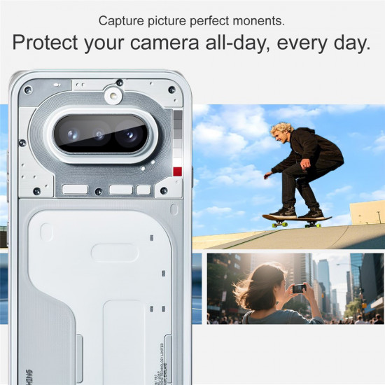 Techsuit Full Camera Glass Nothing Phone (4a) Black