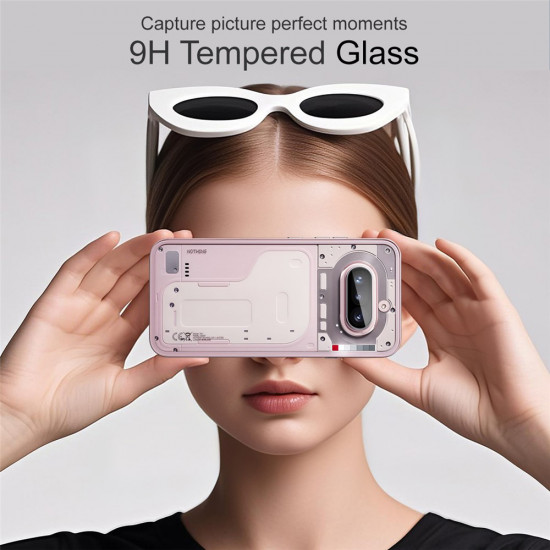 Techsuit Full Camera Glass Nothing Phone (4a) Black
