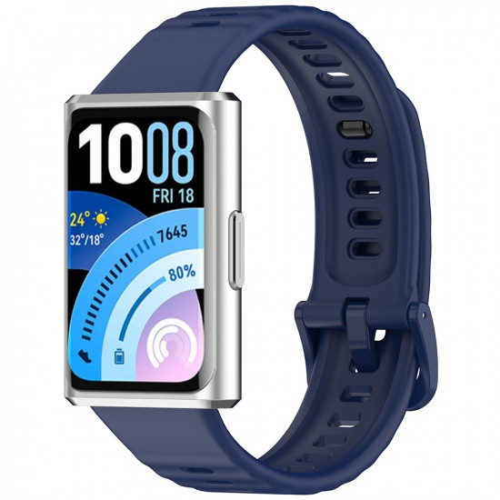 Techsuit Watchband (W082) Huawei Band 11 / Band 11 Pro Navy Blue