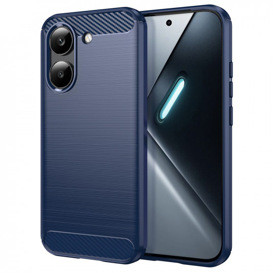 Techsuit Carbon Silicone Xiaomi Poco X8 Pro Blue Techsuit Carbon Silicone Xiaomi Poco X8 Pro Blue