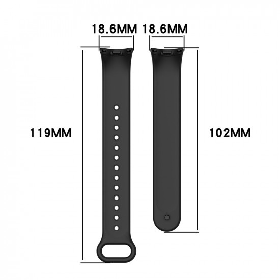 Techsuit Watchband (W014) Xiaomi Mi Band 8 / 8 NFC / 9 / 9 NFC / 10 Serenity Blue Techsuit Watchband (W014) Xiaomi Mi Band 8 / 8 NFC / 9 / 9 NFC / 10 Serenity Blue