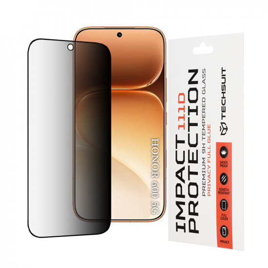 Techsuit 111D Privacy Full Glue Honor 600 / 600 Pro Black Techsuit 111D Privacy Full Glue Honor 600 / 600 Pro Black