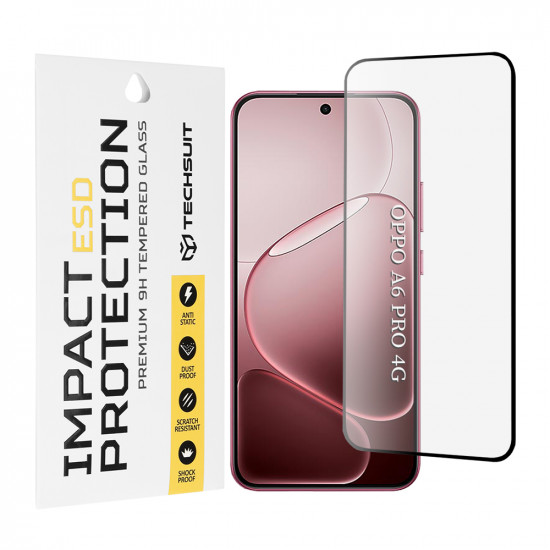 Techsuit ESD Glass Oppo A6 Pro 4G / A6 Pro 5G Black Techsuit ESD Glass Oppo A6 Pro 4G / A6 Pro 5G Black