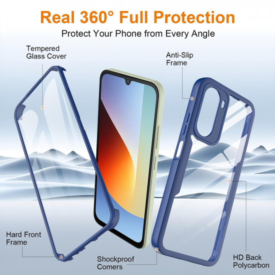 Techsuit ColorVerse 360 Series + Screen Protector Xiaomi Redmi A7 Pro 4G Blue Techsuit ColorVerse 360 Series + Screen Protector Xiaomi Redmi A7 Pro 4G Blue