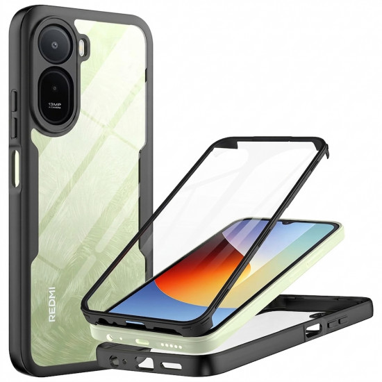 Techsuit ColorVerse 360 Series + Screen Protector Xiaomi Redmi A7 Pro 4G Black Techsuit ColorVerse 360 Series + Screen Protector Xiaomi Redmi A7 Pro 4G Black