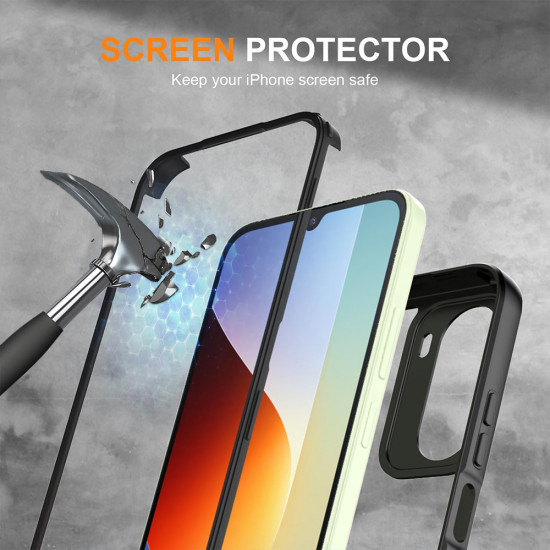 Techsuit ColorVerse 360 Series + Screen Protector Xiaomi Redmi A7 Pro 4G Black Techsuit ColorVerse 360 Series + Screen Protector Xiaomi Redmi A7 Pro 4G Black