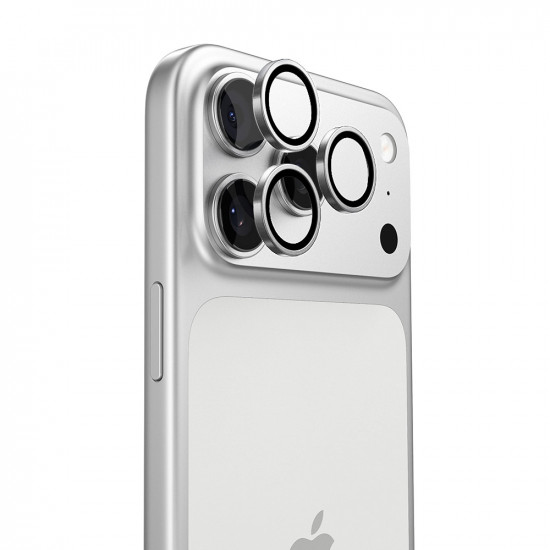 Torras Lensguard Camera Protector iPhone 17 Pro / iPhone 17 Pro Max Silver Torras Lensguard Camera Protector iPhone 17 Pro / iPhone 17 Pro Max Silver