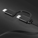 USAMS U1 2in1 retractable cable 1m black/bla ck (lightning/microUSB) SJ192USB01 (US-SJ192) USAMS U1 2in1 retractable cable 1m black/bla ck (lightning/microUSB) SJ192USB01 (US-SJ192)