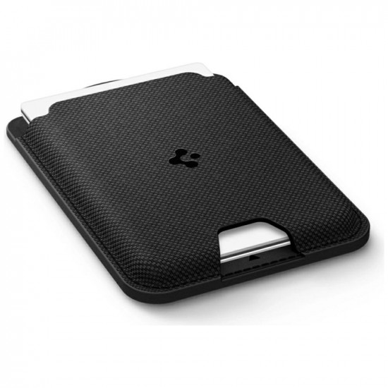 Magnetic Wallet Spigen Urban Fit MagSafe Black