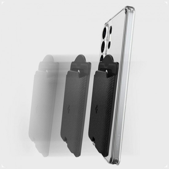 Magnetic Wallet Spigen Urban Fit MagSafe Black