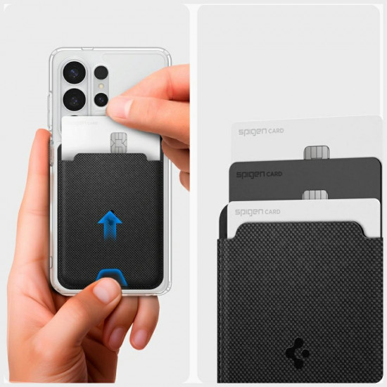 Magnetic Wallet Spigen Urban Fit MagSafe Black