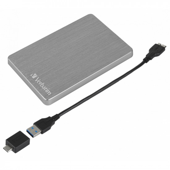 External Driver Verbatim HDD 1TB USB 3.0 Store n Go ALU gray 53662