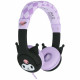 Children's On-Ear Headphones OTL Kuromi with Rubber Ears Children's On-Ear Headphones OTL Kuromi with Rubber Ears