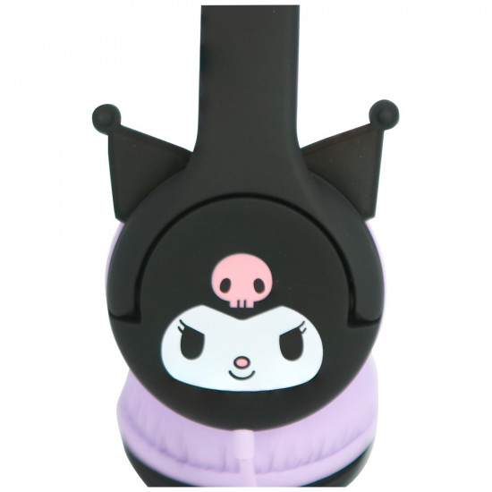 Children's On-Ear Headphones OTL Kuromi with Rubber Ears Children's On-Ear Headphones OTL Kuromi with Rubber Ears