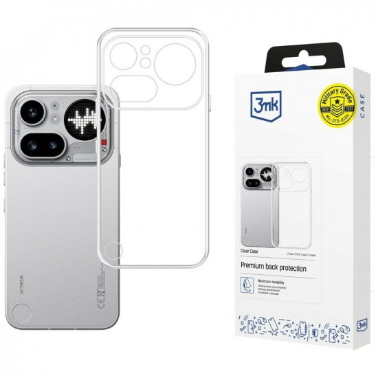 Nothing Phone (4a) Pro - 3mk Clear Case Nothing Phone (4a) Pro - 3mk Clear Case