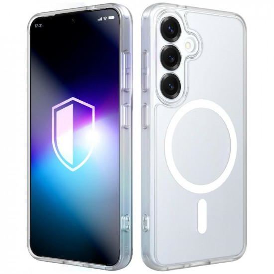 3MK Misty MagCase Case for Samsung Galaxy S25 White 3MK Misty MagCase Case for Samsung Galaxy S25 White