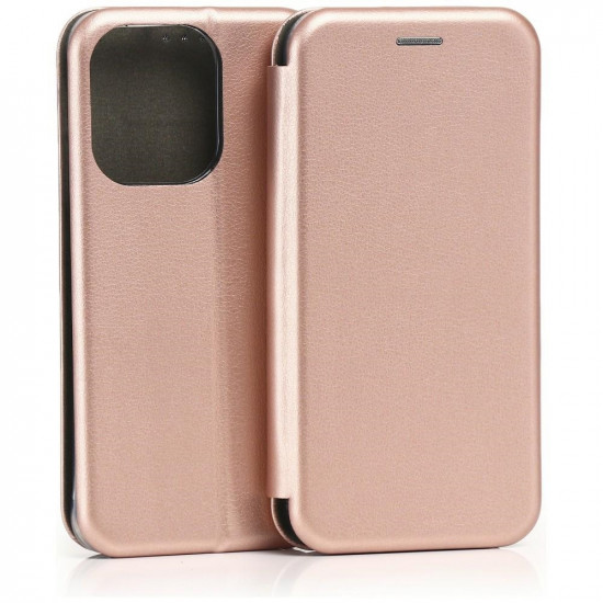 Case Beline Book Magnetic for Oppo Reno 15 Pro, rose gold