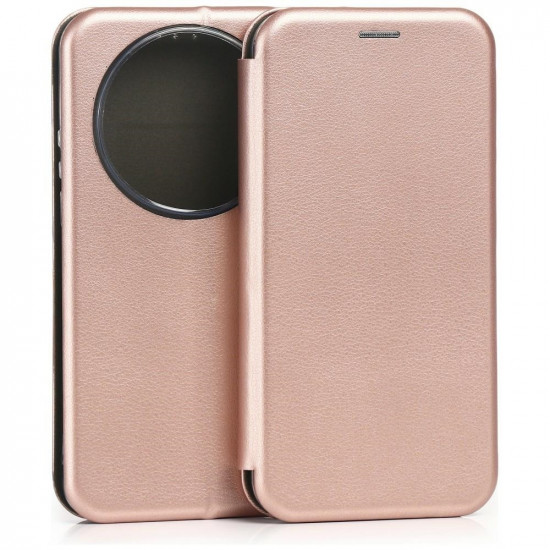 Beline Book Magnetic Case for Xiaomi 17 Ultra, rose gold