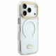 Lacoste Shockproof Transparent Frosted Gold Logo MagSafe Case for iPhone 17 Pro White Lacoste Shockproof Transparent Frosted Gold Logo MagSafe Case for iPhone 17 Pro White