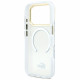 Lacoste Shockproof Transparent Frosted Gold Logo MagSafe Case for iPhone 17 Pro White Lacoste Shockproof Transparent Frosted Gold Logo MagSafe Case for iPhone 17 Pro White