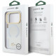 Lacoste Shockproof Transparent Frosted Gold Logo MagSafe Case for iPhone 17 Pro White Lacoste Shockproof Transparent Frosted Gold Logo MagSafe Case for iPhone 17 Pro White