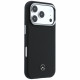 Case Mercedes Leather Semi Wrap Grill Pattern MagSafe for iPhone 17 Pro black Case Mercedes Leather Semi Wrap Grill Pattern MagSafe for iPhone 17 Pro black