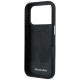Case Mercedes Leather Semi Wrap Grill Pattern MagSafe for iPhone 17 Pro black Case Mercedes Leather Semi Wrap Grill Pattern MagSafe for iPhone 17 Pro black