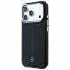 Case Mercedes Leather Semi Wrap Iconic Line MagSafe for iPhone 17 Pro black