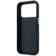 Case Mercedes Leather Semi Wrap Iconic Line MagSafe for iPhone 17 Pro black