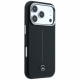 Case Mercedes Leather Semi Wrap Iconic Line MagSafe for iPhone 17 Pro Max black