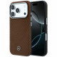 Case Mercedes Leather Semi Wrap Wood Effect MagSafe for iPhone 17 Pro camel Case Mercedes Leather Semi Wrap Wood Effect MagSafe for iPhone 17 Pro camel