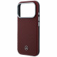 Case Mercedes Leather Semi Wrap Wood Effect MagSafe for iPhone 17 Pro red Case Mercedes Leather Semi Wrap Wood Effect MagSafe for iPhone 17 Pro red