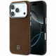 Case Mercedes Leather Semi Wrap Wood Effect MagSafe for iPhone 17 Pro Max camel Case Mercedes Leather Semi Wrap Wood Effect MagSafe for iPhone 17 Pro Max camel