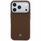 Case Mercedes Leather Semi Wrap Wood Effect MagSafe for iPhone 17 Pro Max camel Case Mercedes Leather Semi Wrap Wood Effect MagSafe for iPhone 17 Pro Max camel