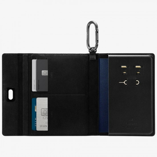 Spigen Passport Holder black Spigen Passport Holder black