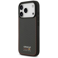 Case Red Bull Kevlar Logo Matt MagSafe for iPhone 17 Pro black Case Red Bull Kevlar Logo Matt MagSafe for iPhone 17 Pro black