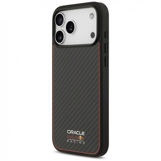Case Red Bull Kevlar Logo Matt MagSafe for iPhone 17 Pro Max black Case Red Bull Kevlar Logo Matt MagSafe for iPhone 17 Pro Max black