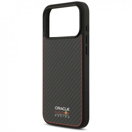 Case Red Bull Kevlar Logo Matt MagSafe for iPhone 17 Pro Max black Case Red Bull Kevlar Logo Matt MagSafe for iPhone 17 Pro Max black