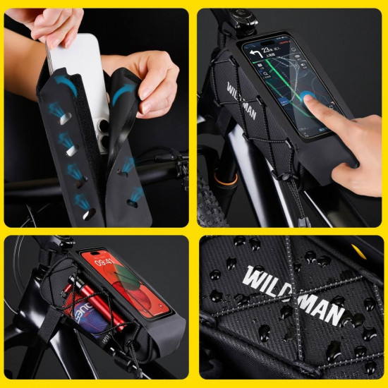 Bike Case WILDMAN GX100 Mount Frame Bag black