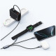 Cable USAMS Huan Series 3-in-1 with 72W Inductive Charger for USB-C tarnish