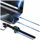 Cable USAMS Huan Series 3-in-1 with 72W Inductive Charger for USB-C tarnish