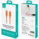 Cable USAMS U98 30W 3A Silicone Fast Charging USB-C to Lightning white Cable USAMS U98 30W 3A Silicone Fast Charging USB-C to Lightning white