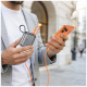 Cable USAMS U98 30W 3A Silicone Fast Charging USB-C to Lightning black Cable USAMS U98 30W 3A Silicone Fast Charging USB-C to Lightning black