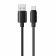 Cable USAMS U98 3A Silicone Fast Charging USB-C black