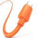 Cable USAMS U98 3A Silicone Fast Charging USB-C orange